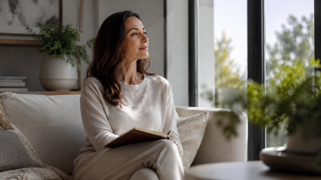 Pessoa refletindo sobre dificuldade de confiar nas pessoas após experiências emocionais difíceis.